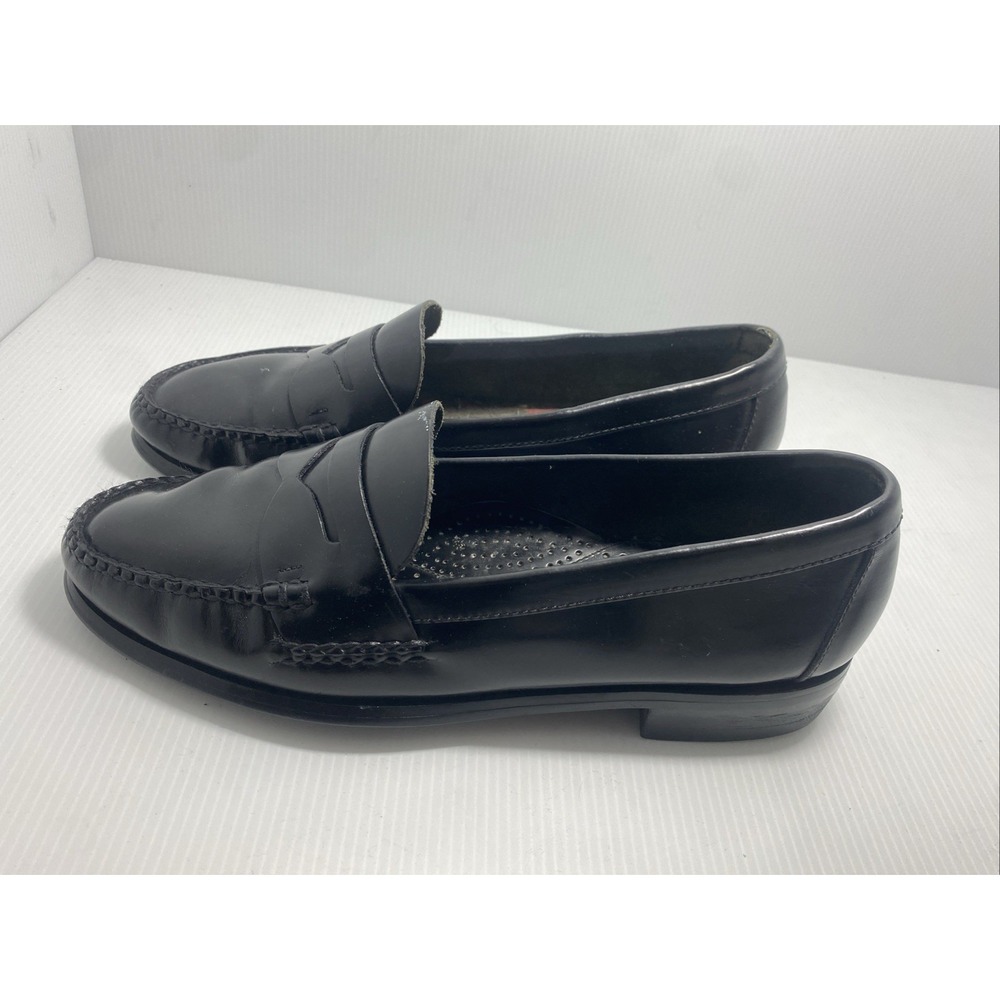Black Bass Weejuns Penny Loafers Katherine II Shoes Size 9.5 Preppy #J